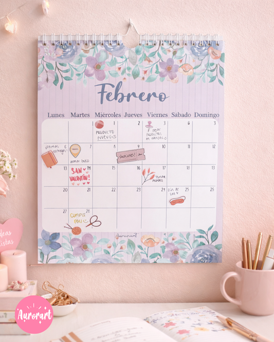 Calendario de pared 2026