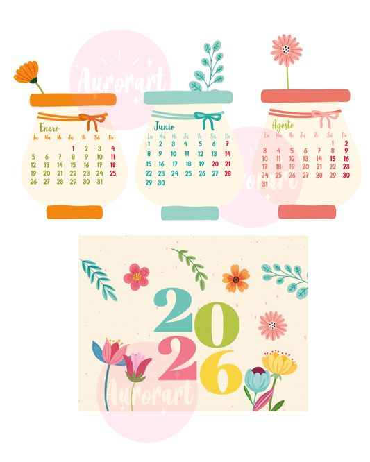 Calendario Florero