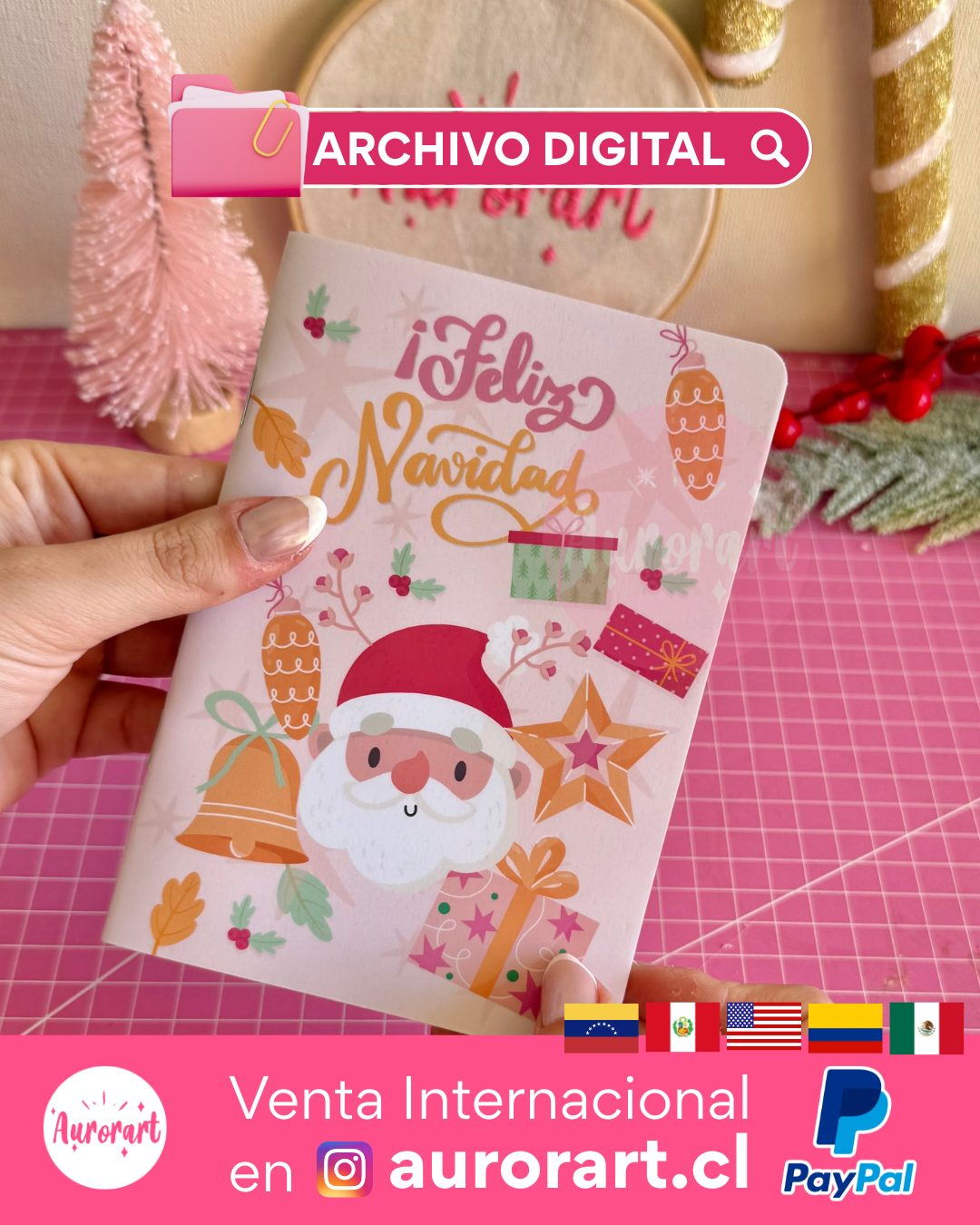 Libro actividades rosa