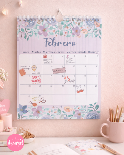 Calendario de pared 2026