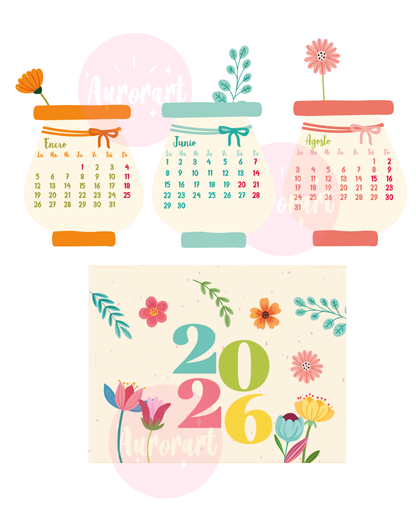 Calendario Florero