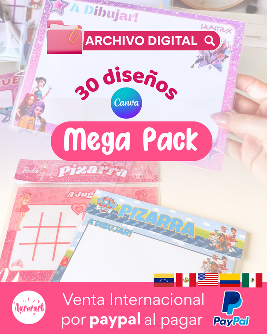 MEGA Pack pizarras