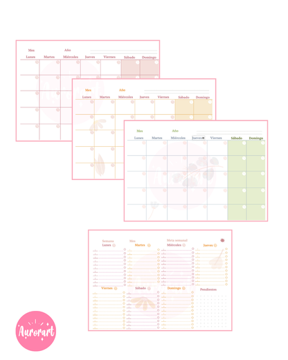 Planner horizontal Anual