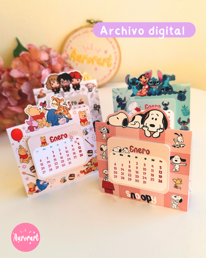 Calendarios Pack animados