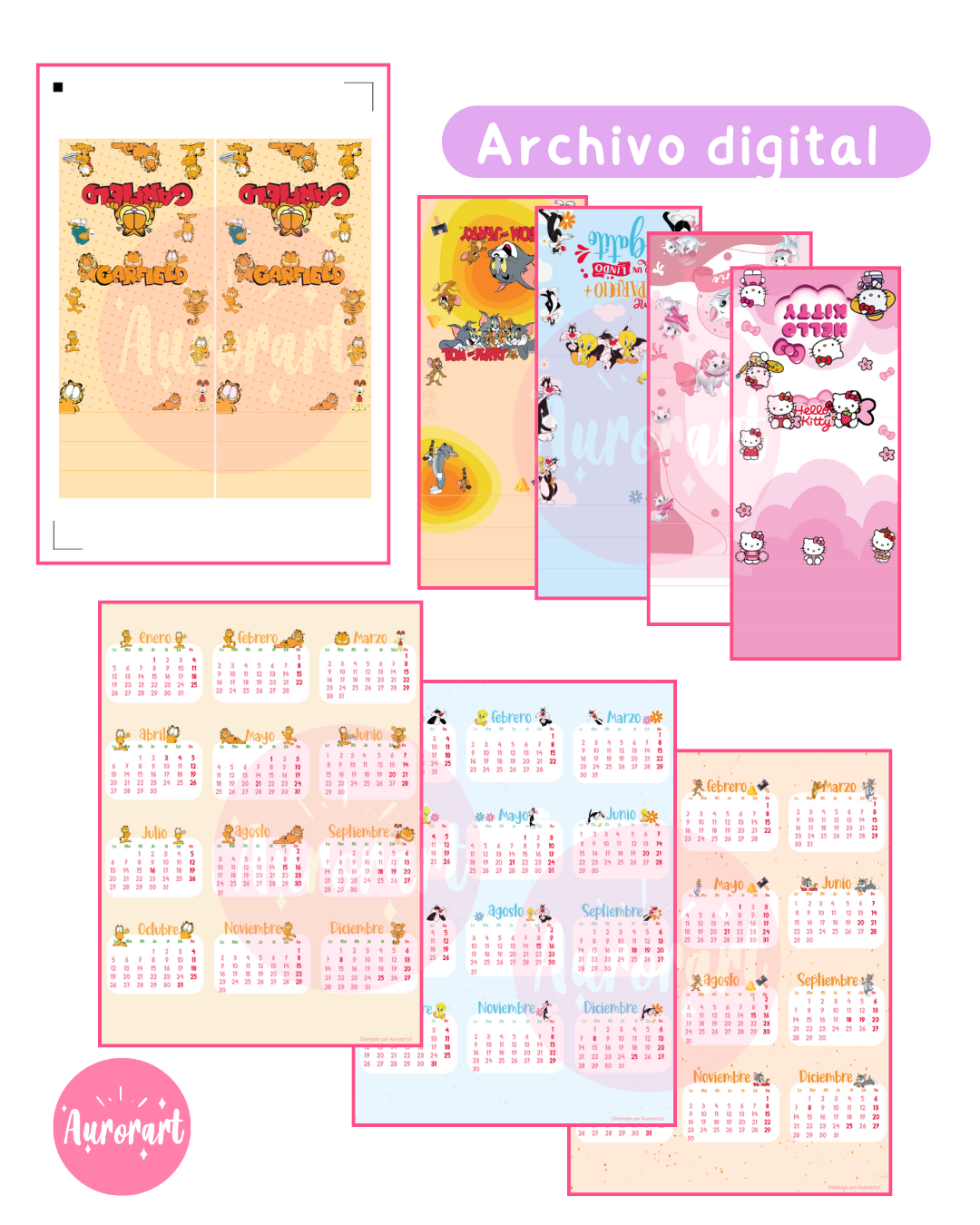 Calendarios Gatitos