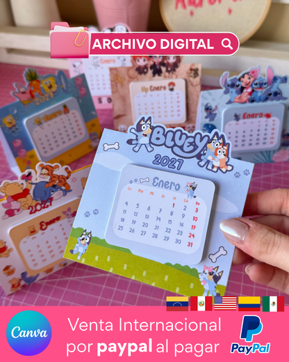 Calendarios Pack animados 1
