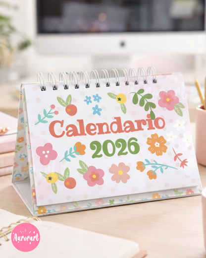 Calendario & Planner de Escritorio Mediano – Organización Total