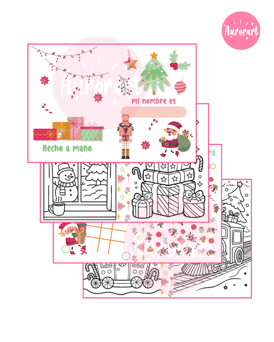 Libro actividades rosa