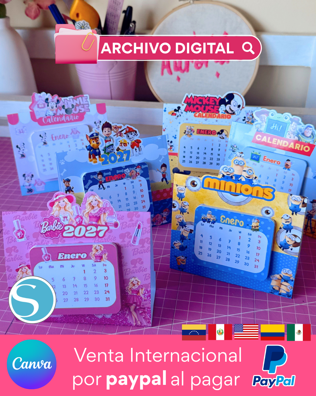 Calendarios Pack Animados 2