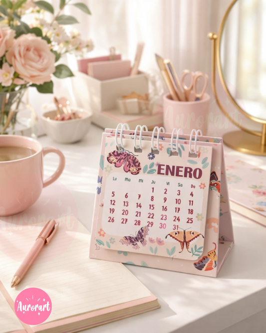 Calendario de escritorio Mariposa