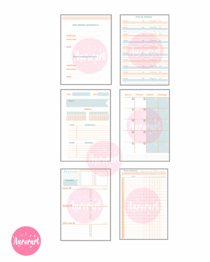 Planner Docente – Organiza tu año con calma y claridad