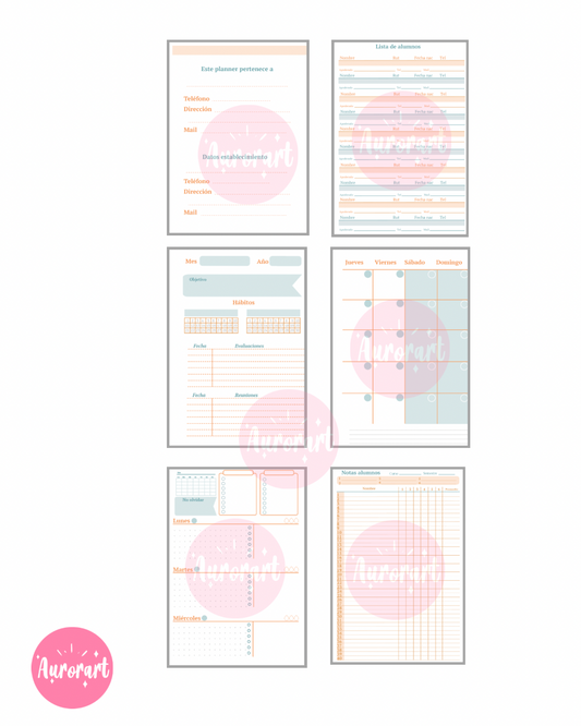 Planner Docente – Organiza tu año con calma y claridad