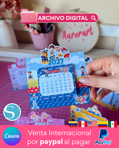 Calendarios Pack Animados 2