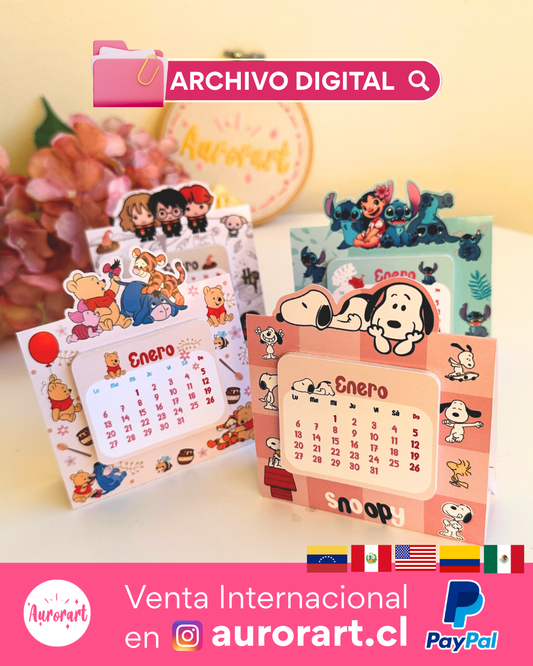 Calendarios Pack animados