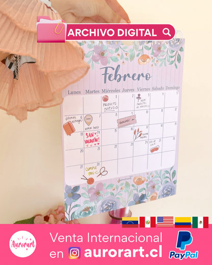 Calendario de pared