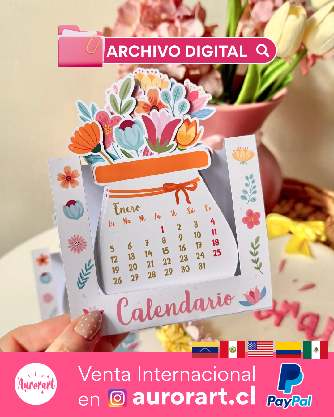 Calendario Florero