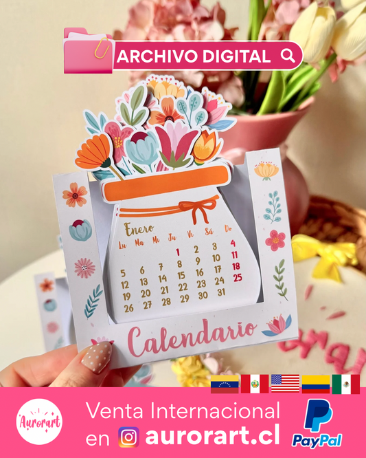 Calendario Florero