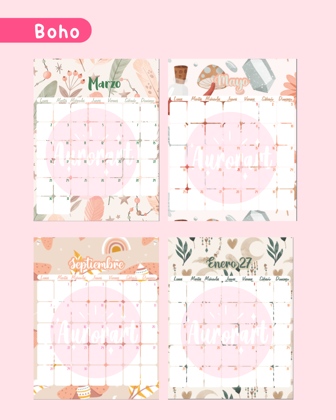 Calendario de pared 2026