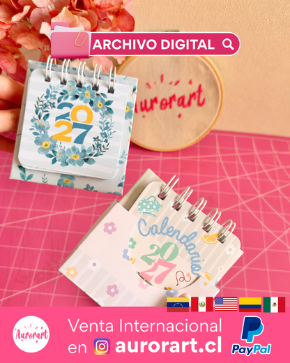 Calendarios de escritorio - 2 diseños